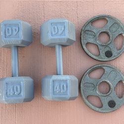 Body Solid Dumbbells and Plates