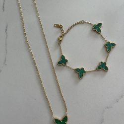 Butterfly Necklace Set