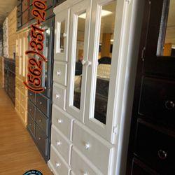 White XL wardrobe Closet Blanco New Mirror Ropero 