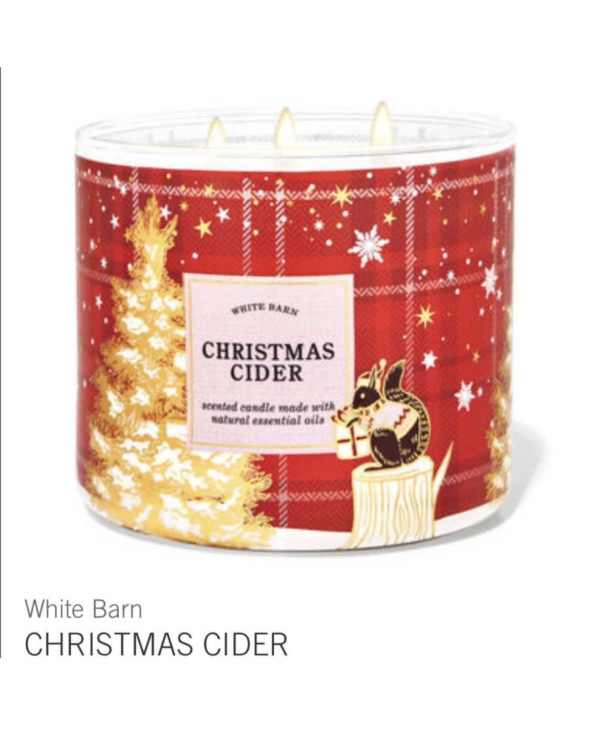 Christmas Cider Bath And Body Works 3 Wick Candle