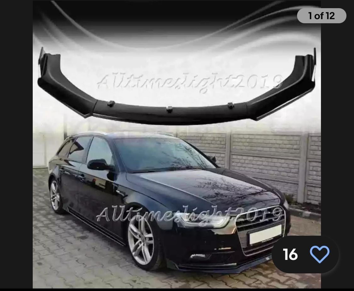 Audi Three Piece Splitter Sealed I’m Box