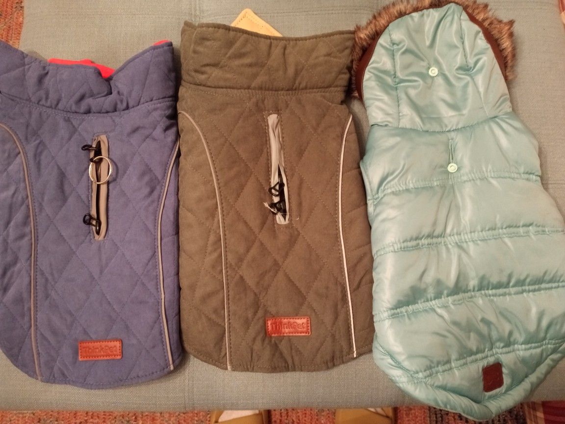 Dog Jackets. NICE. For Small to Medium Sized Dog.