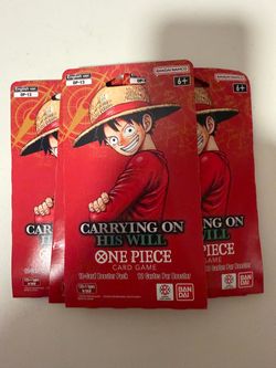 One piece TCG Carrying On His Will Sleeved Booster Pack - Carrying On His Will (OP13)
