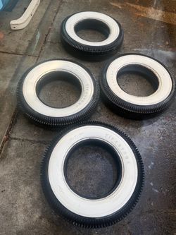 Firestone whitewall tires 7.10-15