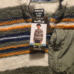 Hurley Boys Sherpa Sweater New