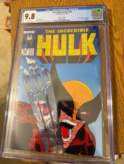 Incredible Hulk #340 CHC 9.8 *Graded* FOIL / Mexican EDITION
