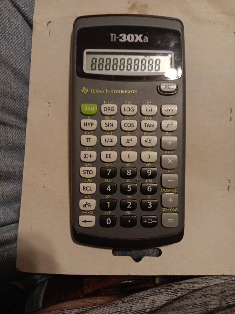 TI_30Xa Texas Instruments TI-30Xa handheld Scientific calculator