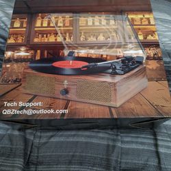 Bluetooth Record Player And Speaker