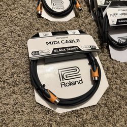 Roland Cables, Earbuds, And More!