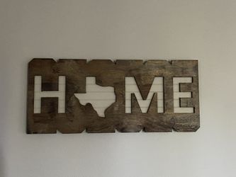 Wood Home Sign