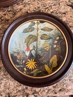 Gnome collector plates-see all three- $25 each