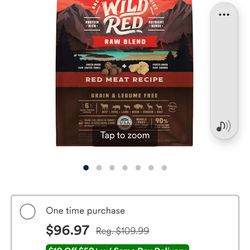 Wild Red dog food