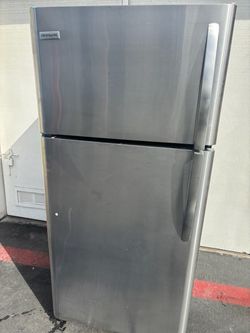 Frigidaire Stainless Steel Top-Freezer Refrigerator $330 Free Delivery
