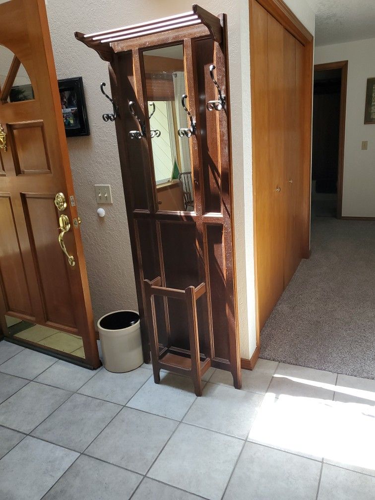 German Antique Hall Tree