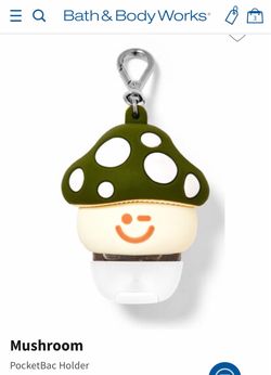 Super Cute! BATH & BODY WORKS💚🌱🍄 MUSHROOM 🍄🌱💚Pocketbac Holder