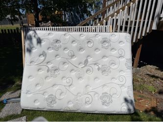 IKEA MALM Queen Bed Frame + Olee Sleep 13” Hybrid Mattress