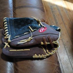 Rawlings 12 1/2" All Leather Shell Zero Shock Baseball Glove 