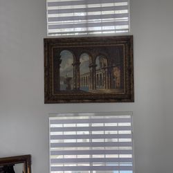 Vintage Style Framed Art – Elegant Gold Frame