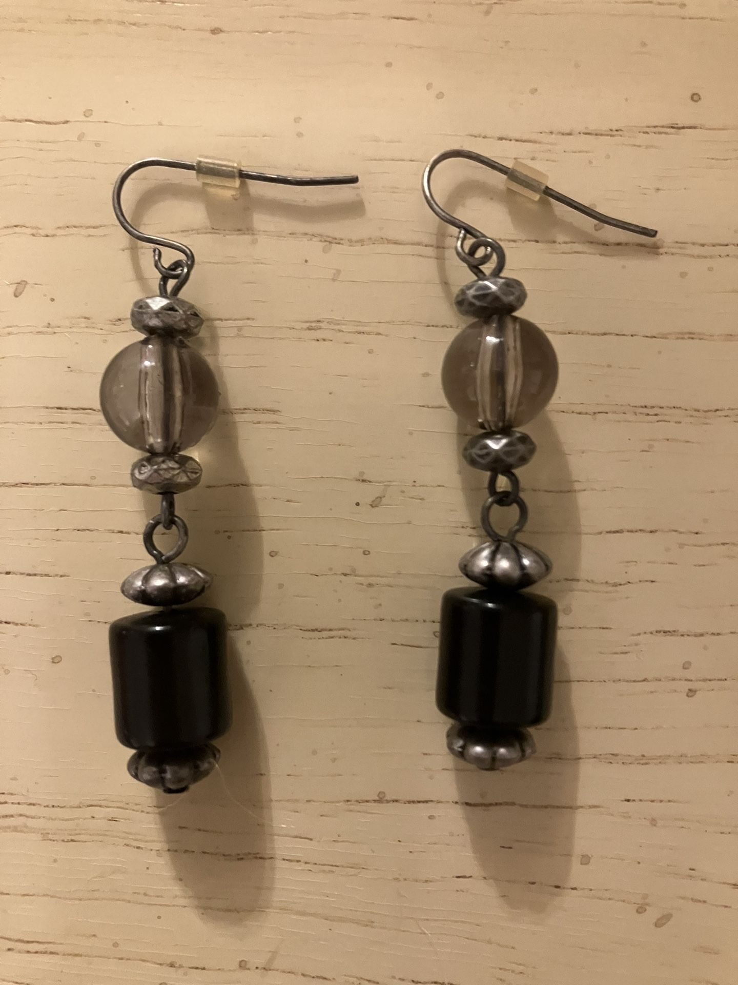 Dangle beaded earrings