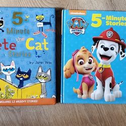 📚 Kids Storybook Bundle – Pete the Cat & PAW Patrol (5-Minute Stories)