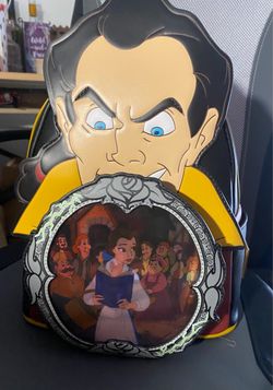 Disney’s Beauty and the Beast “Gaston” Lenticular mini loungefly backpack