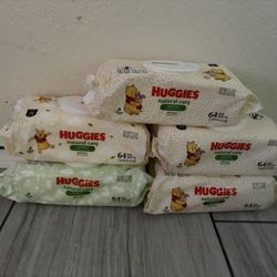 Baby Wipes Bundle 64 Count In Each Pack $10.00
