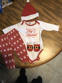 5 piece “My 1st Christmas” outfit