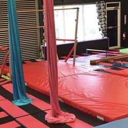 7.5’ x 10’ x 8” Firm Red DGS skill cushion mats (2 in stock) Gymnastics Equipment