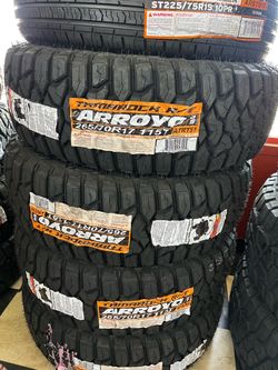 ✔️📲265/70/17 Vendo set de Llantas Nuevas arroyo rt