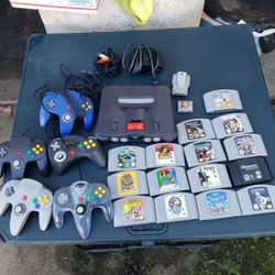 15 Original Games N64. 5 Controllers. 2 Memory cards. 1 Red Graphics Card. All Cables & Nintendo N 64 All for $500! All combo or Trade are welcome