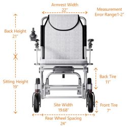 Folding Power Chair "World's Lightest" 12AH with Airline Approvalno