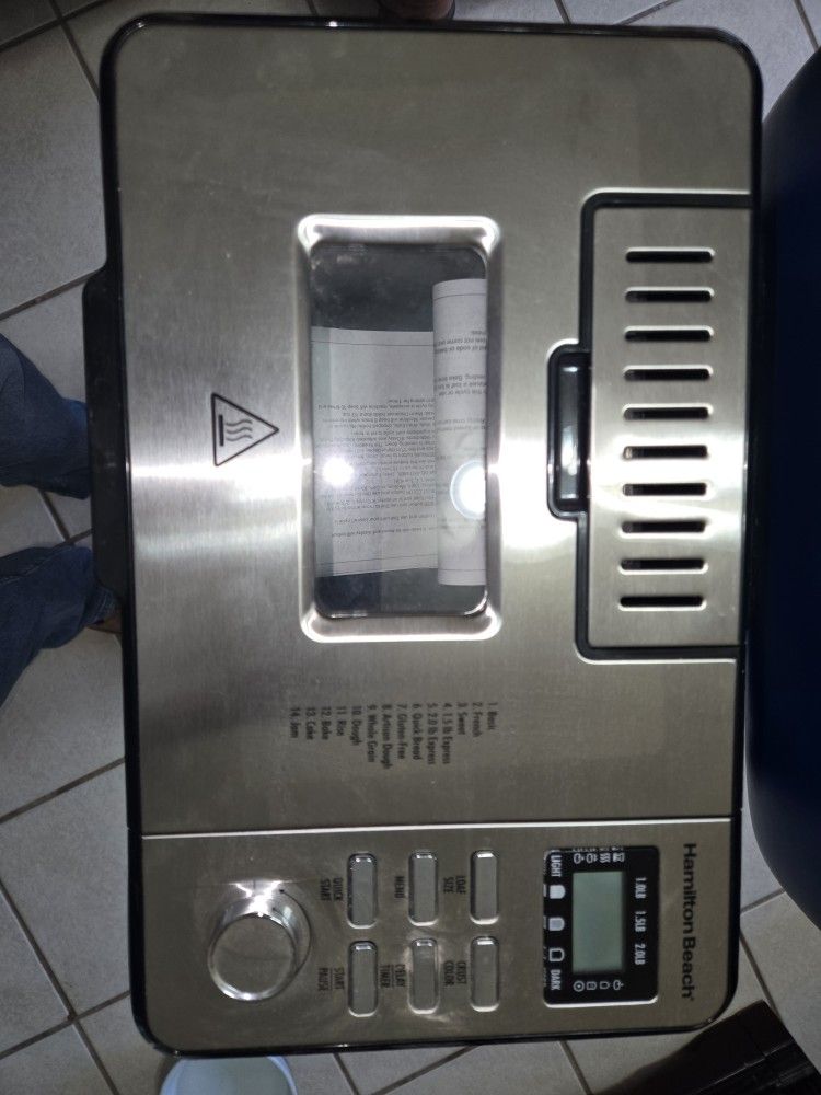 Hamilton Beach Bread Machine