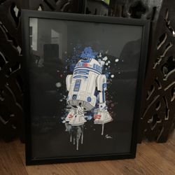 R2D2 Framed print
