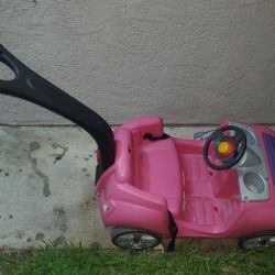 Kids Pushing Car