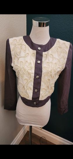 Vintage top with embroidery