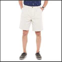 NEW Men's short Croft & Barrow Cargo Shorts Size 29 6-pocket including a tech pocket Approximate 8.5-in. inseam Flat front New with tags.