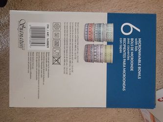 6MICROWAVABLE BOWLS
with lids