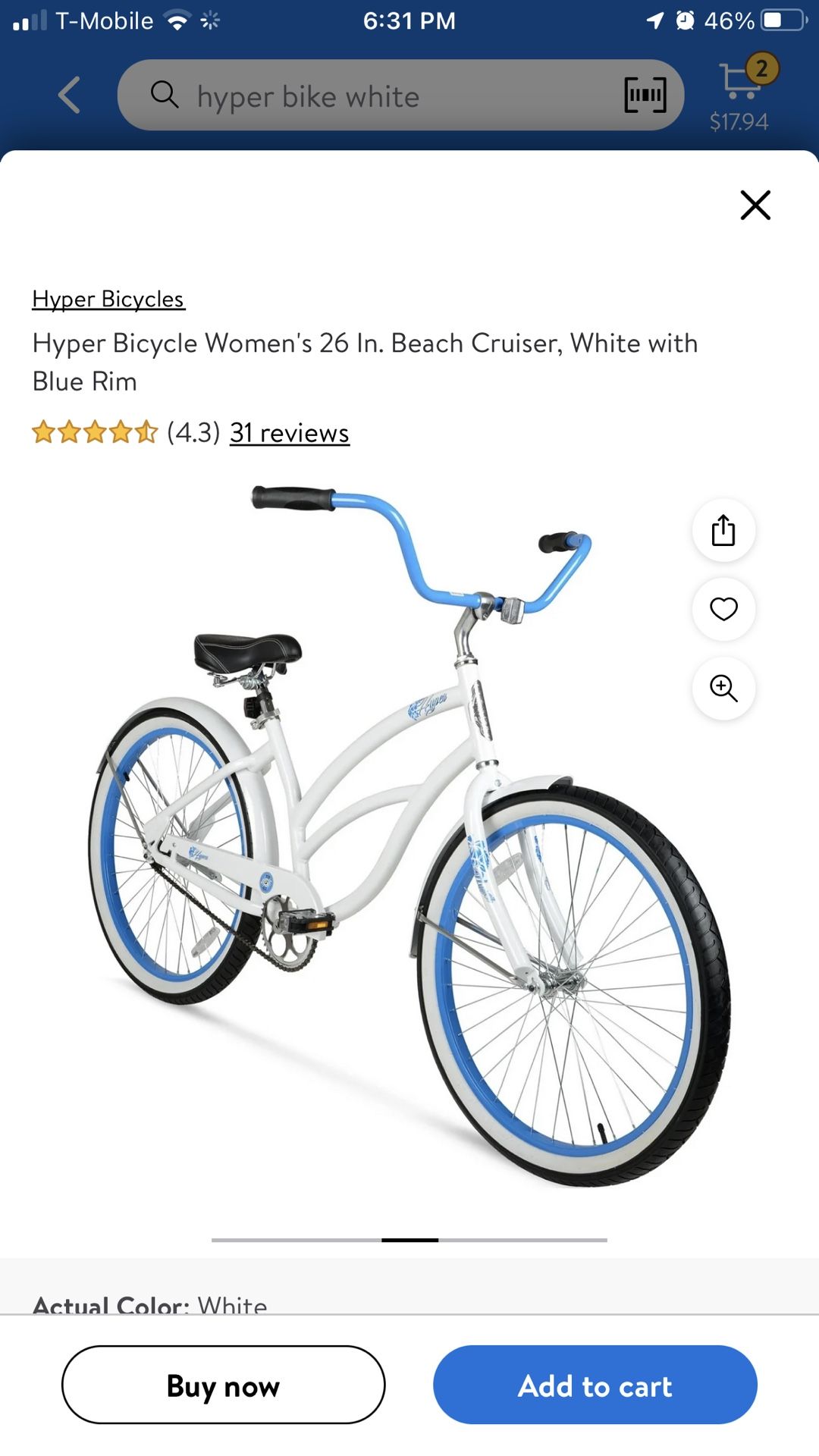 Hyper Bike —- Almost New 