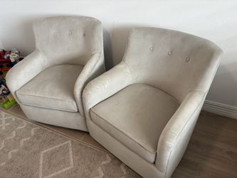 Accent Suede Chairs