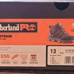 Size 13 Timberland PRO Men's Powertrain Alloy Toe Mid Work Boot