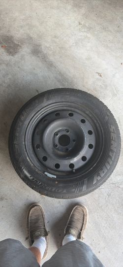 205/60R16 rim and tire
