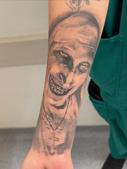 Tattoo canvas art painting