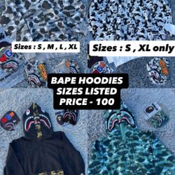 bape hoodies 