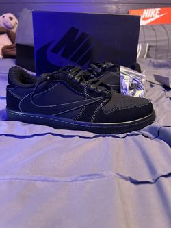 Travis Scot Phantom All Black Shoes Nike Low 