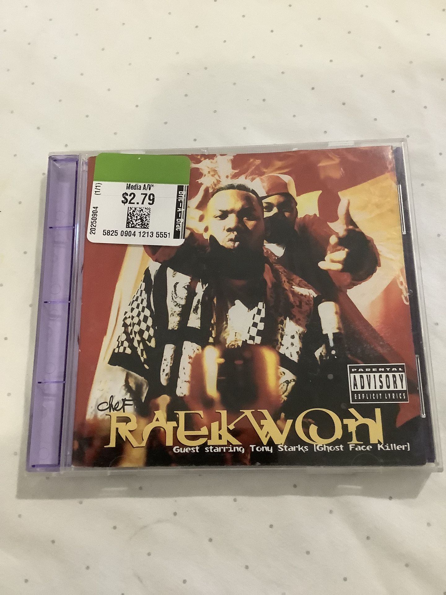 Raekwon Only Built 4 Cuban Linx CD MINT Purple Case OG 1995 Wu-Tang Clan RARE (storage S)