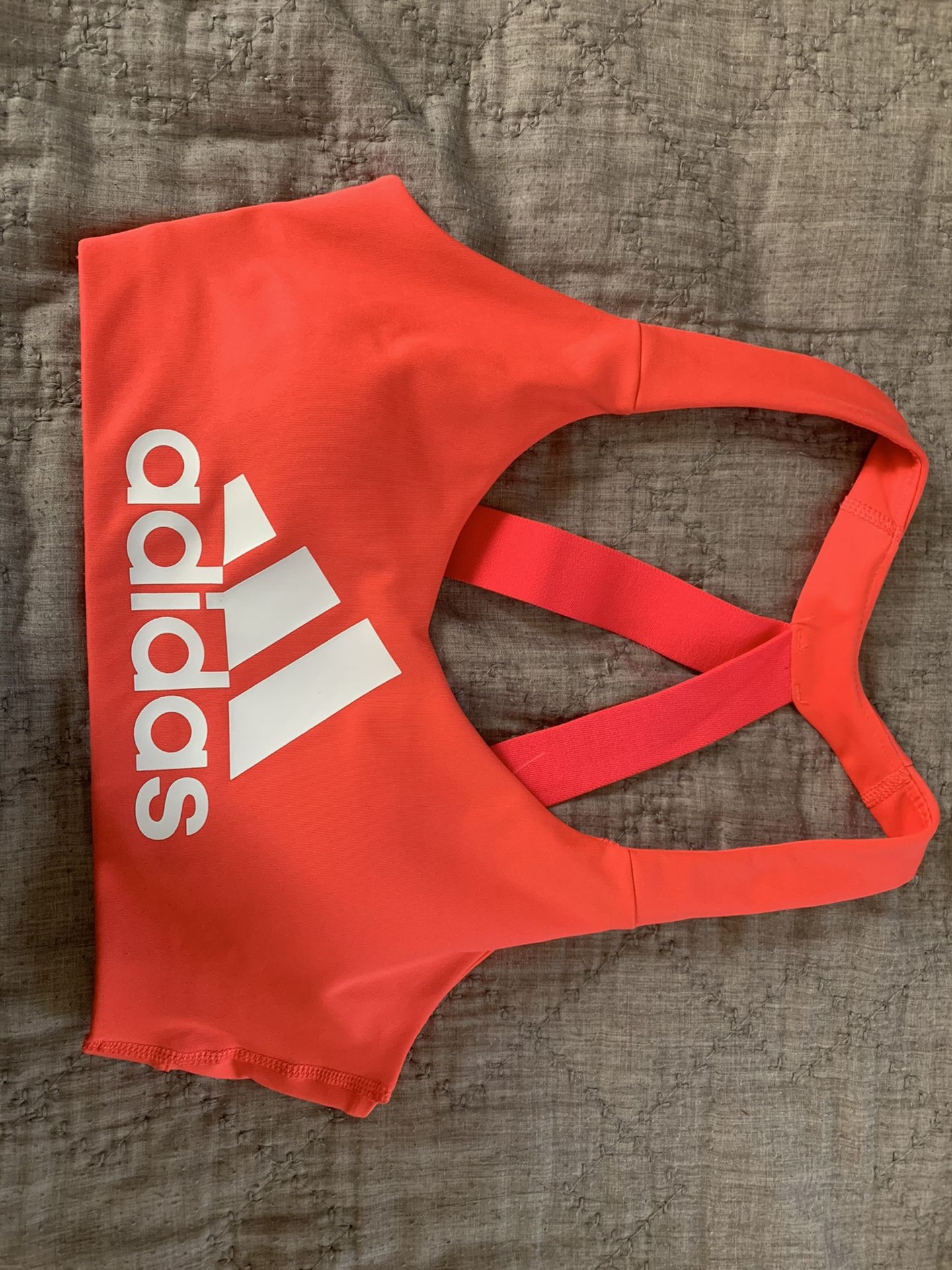 Adidas hot pink sports bra