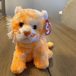 Ty Beanie Baby Sandals the Orange Tiger