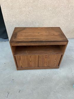 Used storage desk/end table