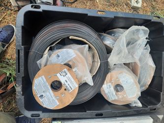 Spulls Of Welding Wire Diffrent Sizes .