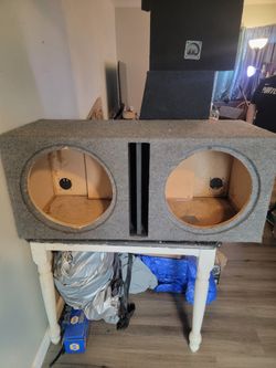 Custom Double Vented HEAVY DUTY 15s Box For Subs! $150 Firm